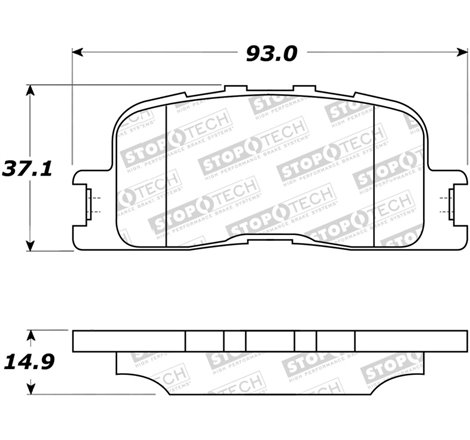 StopTech Street Brake Pads