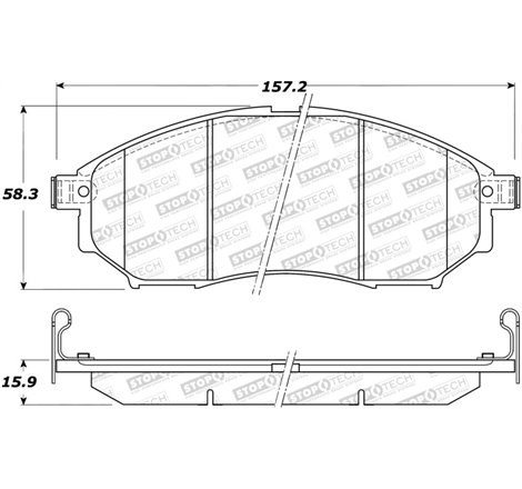 StopTech Street Brake Pads