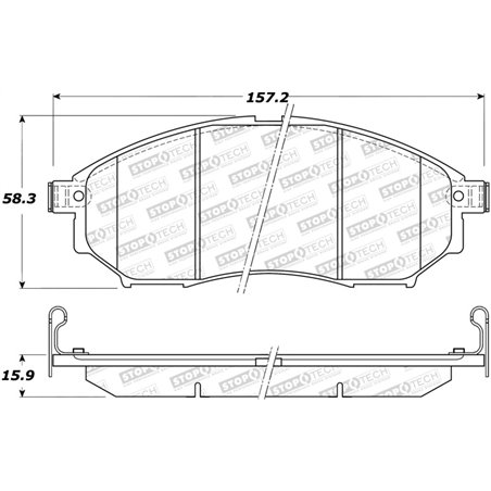 StopTech Street Brake Pads