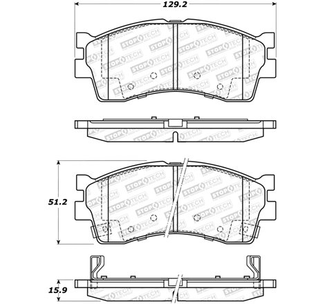 StopTech Street Brake Pads