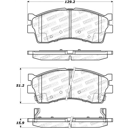 StopTech Street Brake Pads