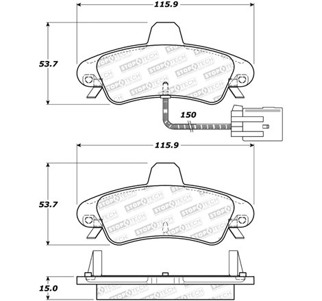 StopTech Street Brake Pads