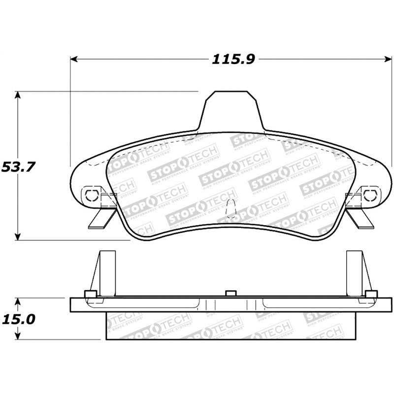 StopTech Street Brake Pads