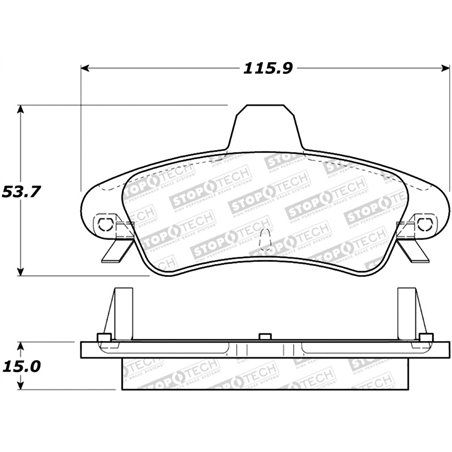 StopTech Street Brake Pads