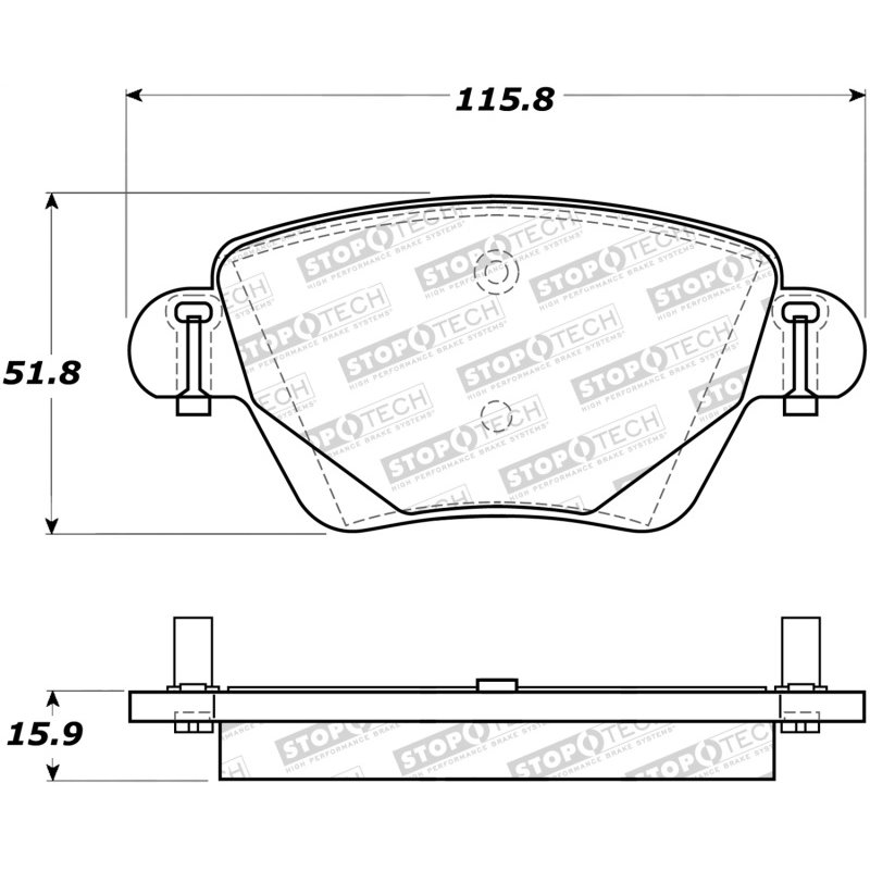 StopTech Street Brake Pads