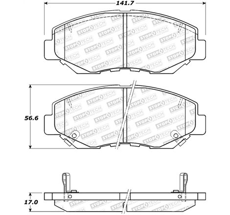 StopTech Street Brake Pads