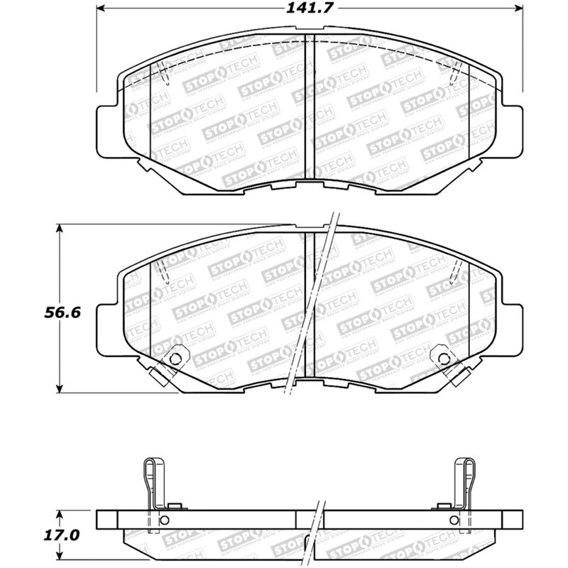 StopTech Street Brake Pads