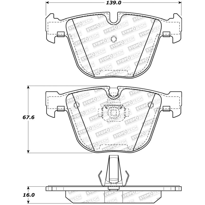 StopTech Street Brake Pads