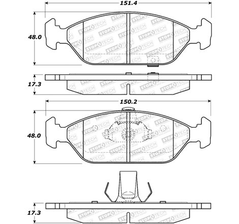 StopTech Street Brake Pads