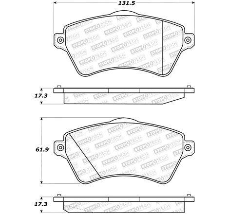 StopTech Street Brake Pads