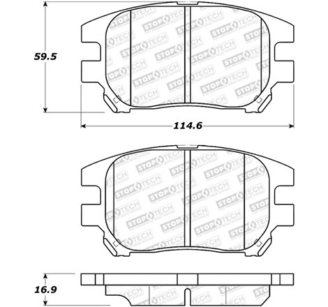 StopTech Street Brake Pads