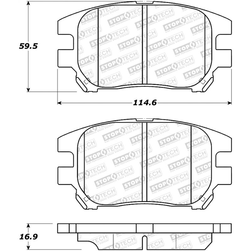 StopTech Street Brake Pads