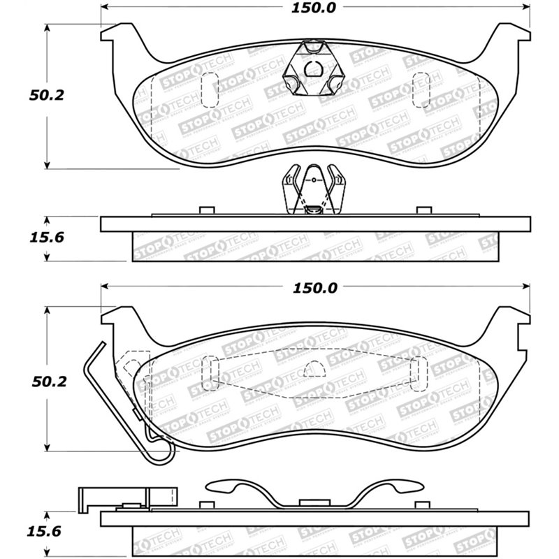 StopTech Street Brake Pads