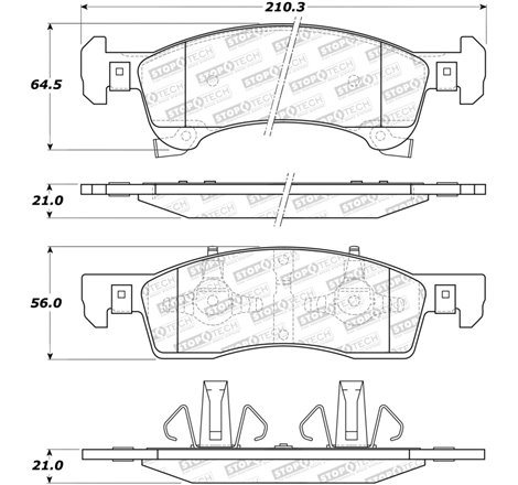 StopTech Street Brake Pads