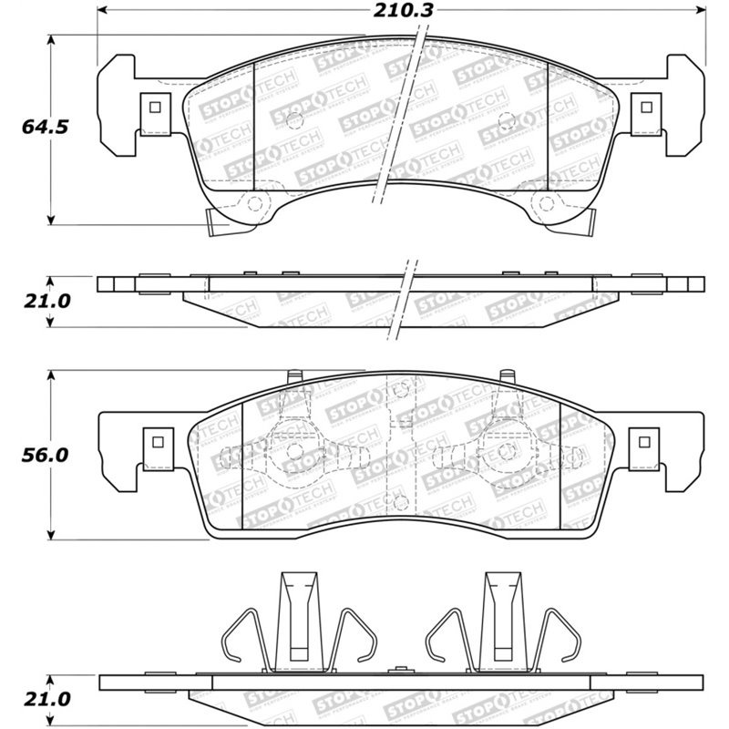 StopTech Street Brake Pads