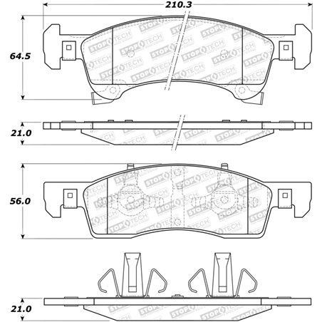 StopTech Street Brake Pads