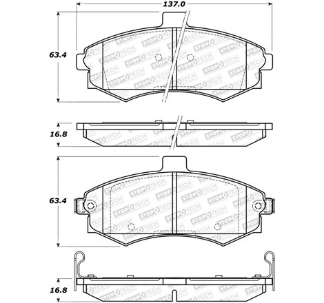 StopTech Street Brake Pads