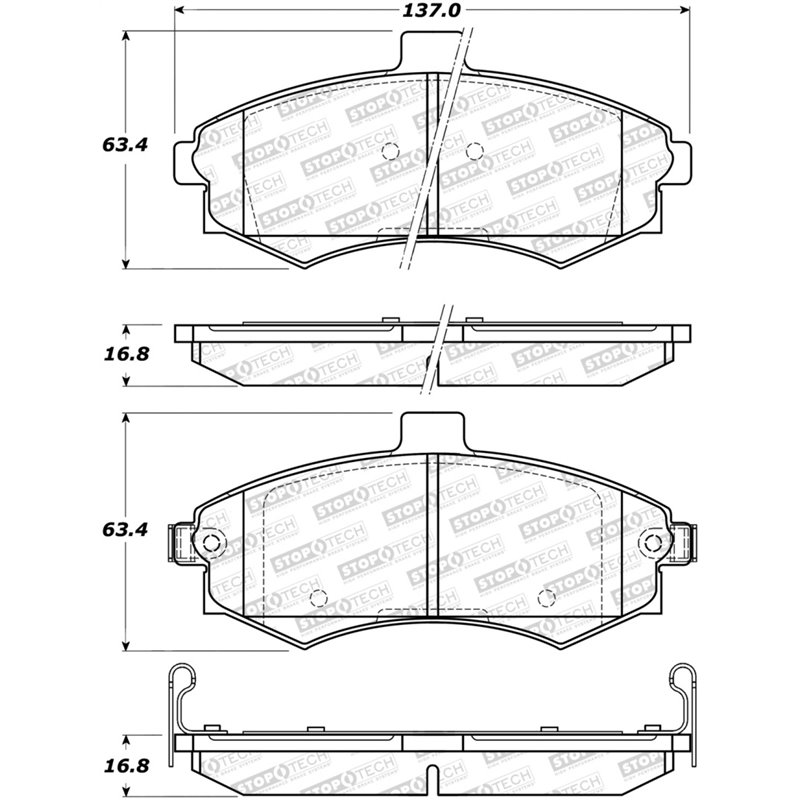 StopTech Street Brake Pads