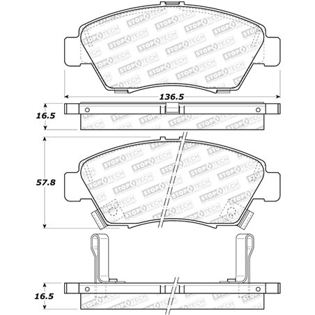 StopTech Street Brake Pads