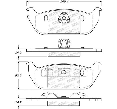 StopTech Street Brake Pads