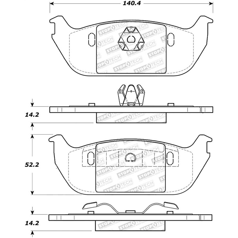 StopTech Street Brake Pads