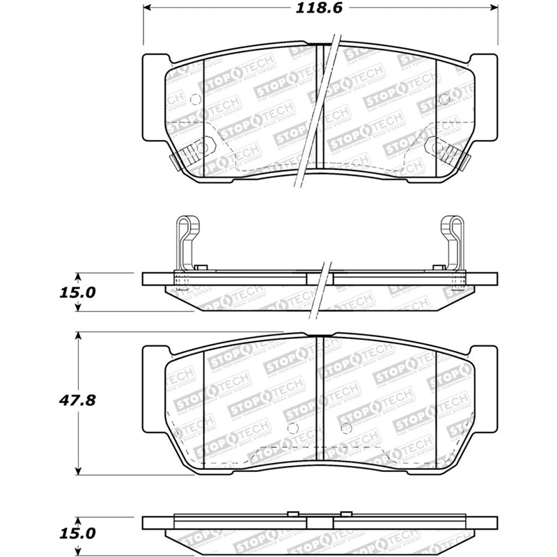 StopTech Street Brake Pads