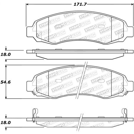 StopTech Street Brake Pads