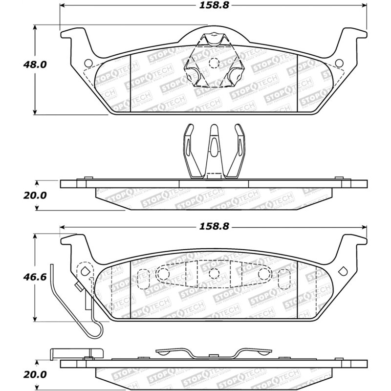 StopTech Street Brake Pads