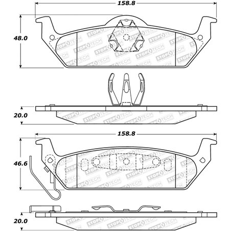 StopTech Street Brake Pads