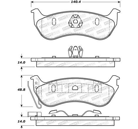 StopTech Street Brake Pads