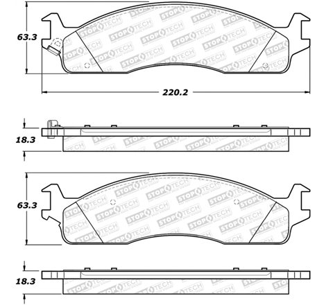 StopTech Street Brake Pads