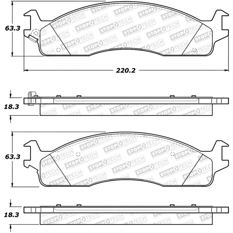 StopTech Street Brake Pads