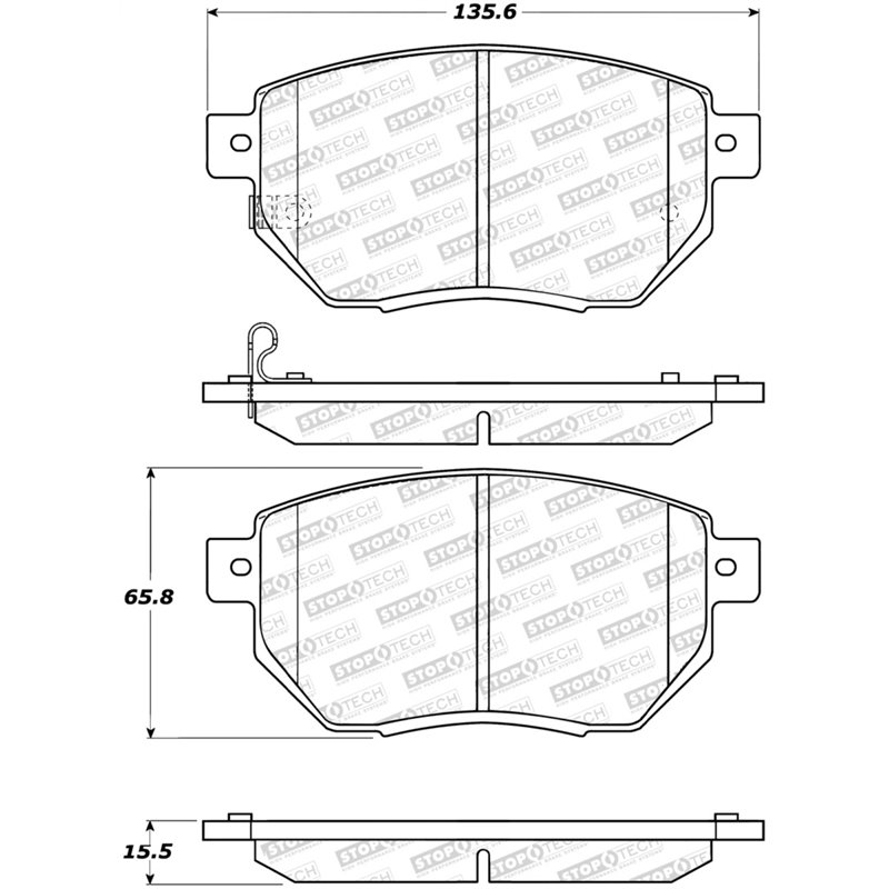 StopTech Street Brake Pads