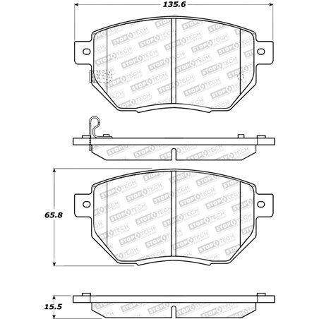 StopTech Street Brake Pads