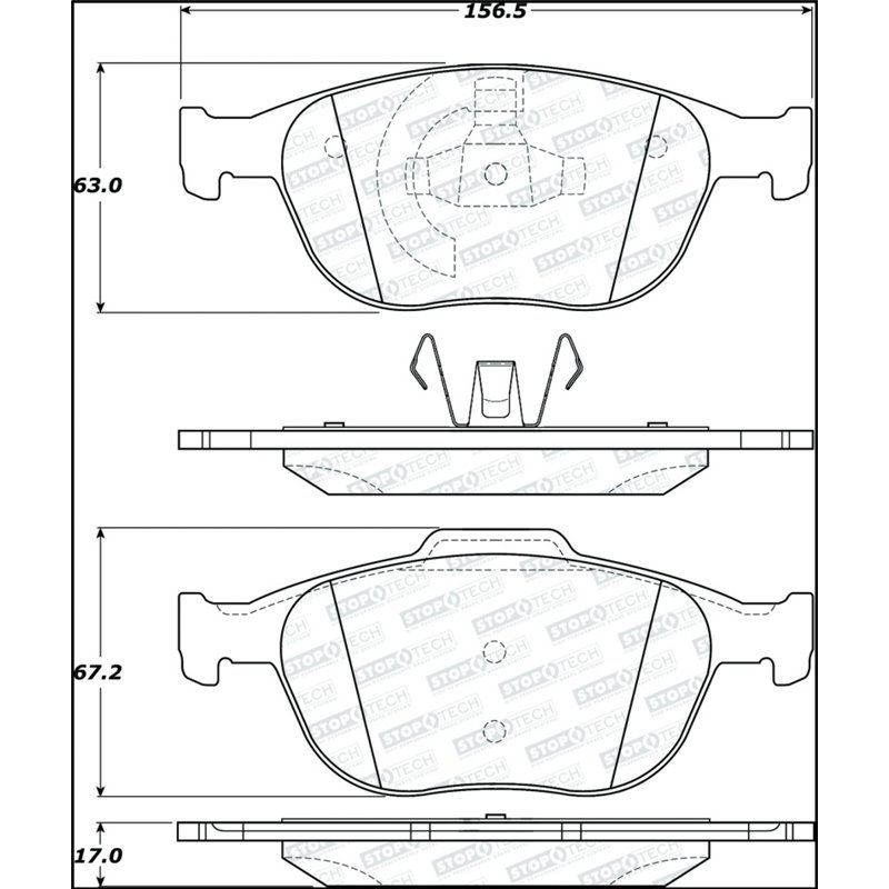 StopTech Street Brake Pads