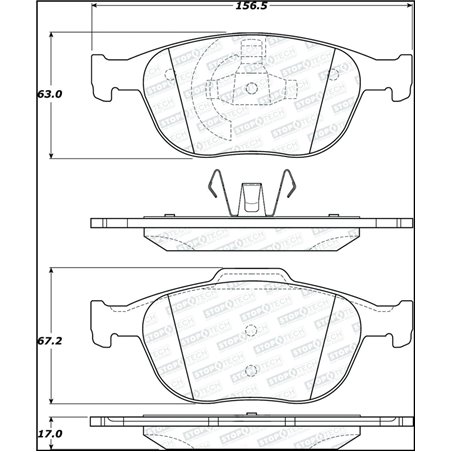 StopTech Street Brake Pads