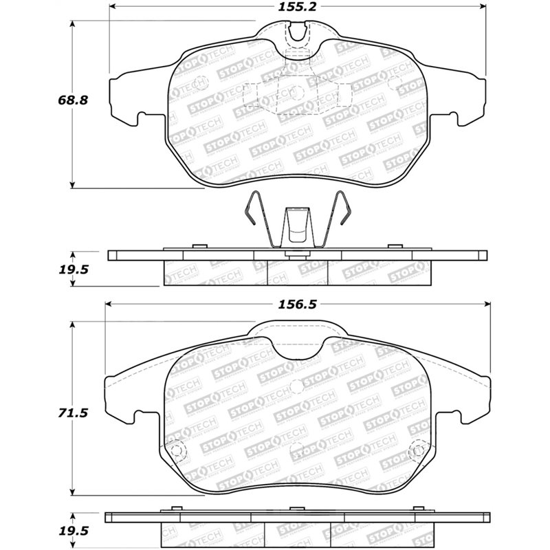 StopTech Street Brake Pads