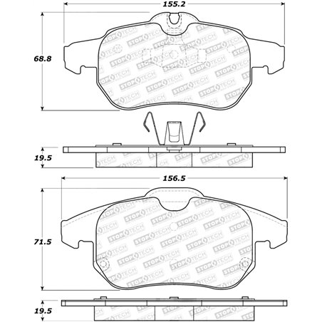 StopTech Street Brake Pads