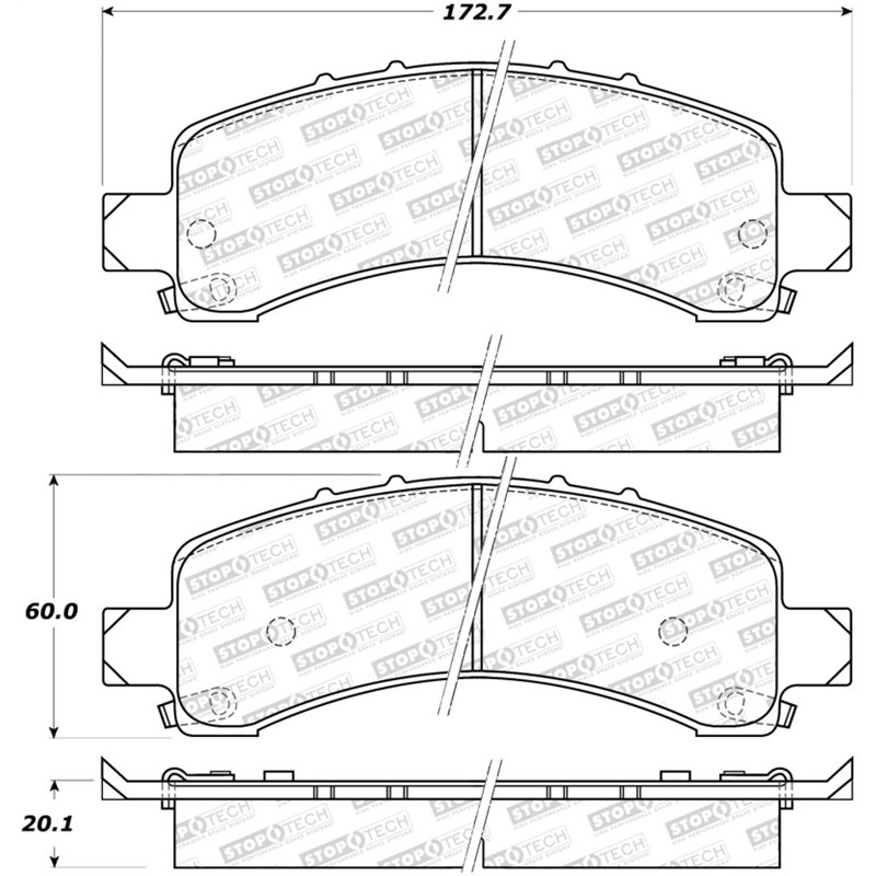 StopTech Street Brake Pads