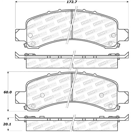 StopTech Street Brake Pads