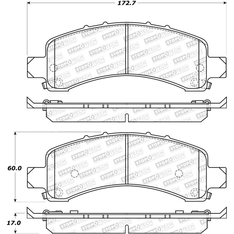 StopTech Street Brake Pads