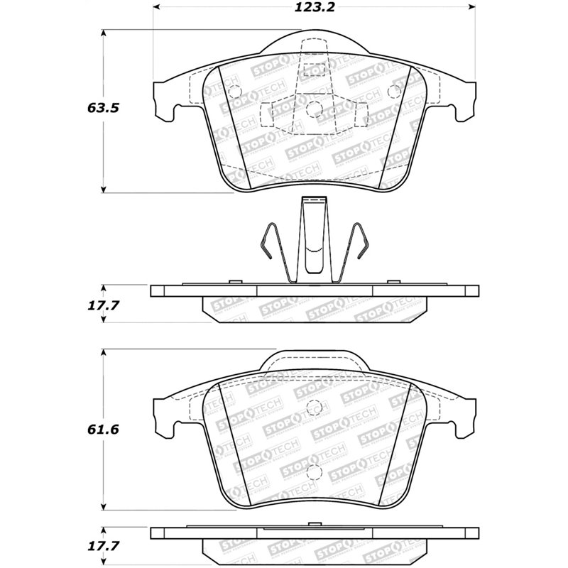 StopTech Street Brake Pads