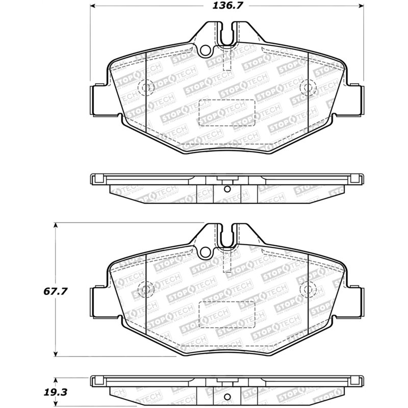 StopTech Street Brake Pads