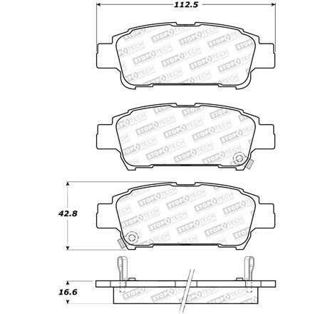 StopTech Street Brake Pads