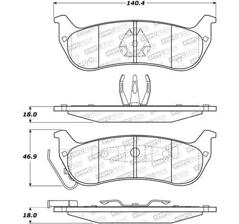 StopTech Street Brake Pads