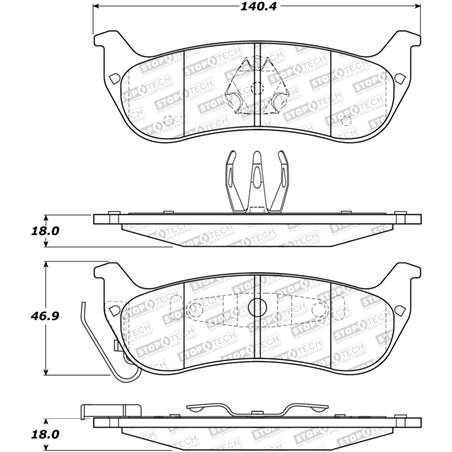 StopTech Street Brake Pads