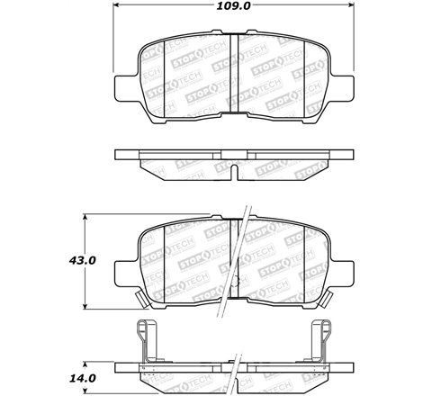 StopTech Street Brake Pads