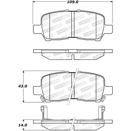 StopTech Street Brake Pads