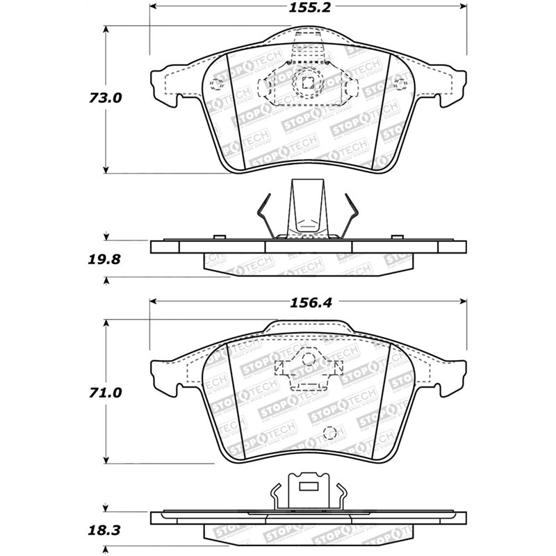 StopTech Street Brake Pads