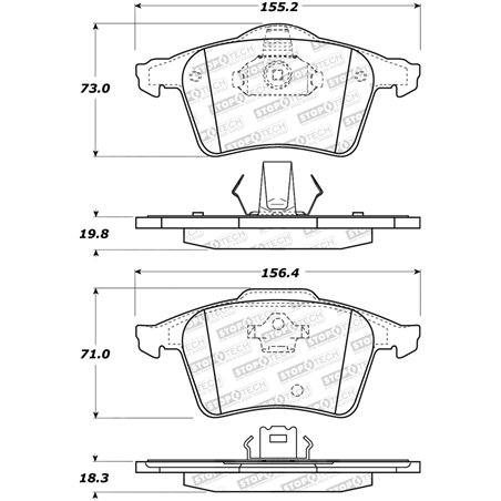 StopTech Street Brake Pads